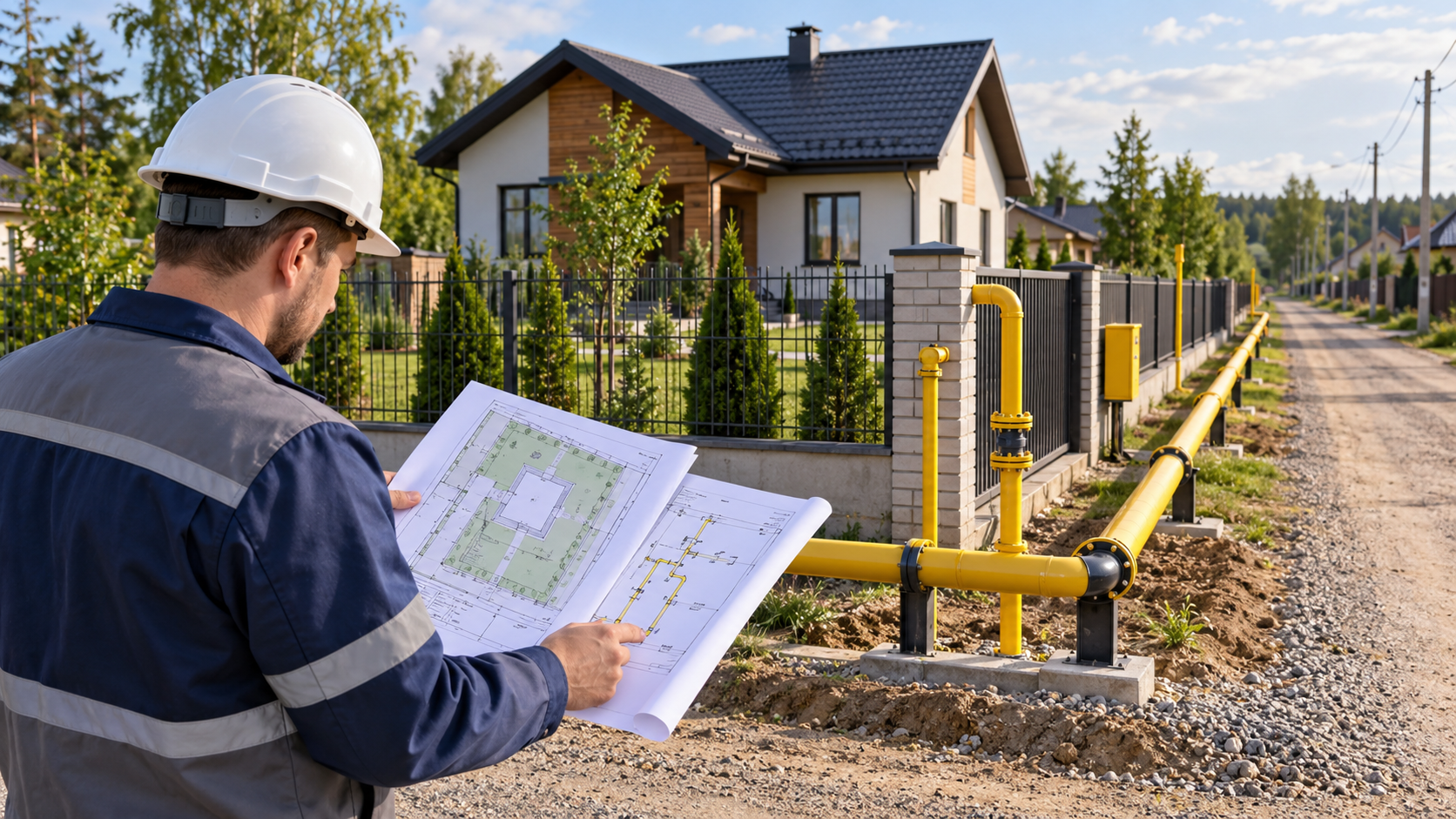 Как подключить газ к земельному участку: получение технических условий